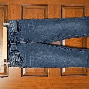 J Brand Mid Rise Rail Jeans "Rumour" Size 27